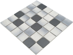 Mosaique Carre mix gris Ceramique mate R10B
