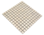 Mosaico cuadrado uni ceramica beige mate