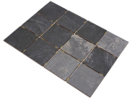 Baldosas de mosaico Mosaico ceramico Gris Antracita Negro Aspecto piedra mate Piastrella