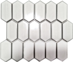 Mosaikfliese Keramik Mosaik Hexagonal weiss glänzend - 11J-471