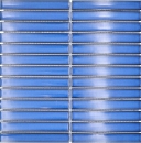 Mosaik Stäbchen Retro 50er 60er Jahre Keramik Stäbchen blau - 24-CS46