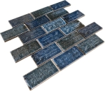 Mosaico Mattone verde lucido Ceramica aspetto composito verde lucido