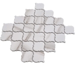Mosaique Florentine Calacatta Ceramique aspect pierre blanc mat