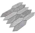 Mosaik Hexagon lang PICKET grey stone light Keramik Steinoptik hellgrau matt
