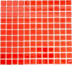 Mosaico de vidrio rojo fuego revestimiento bano azulejo cocina backsplash - 60-0904