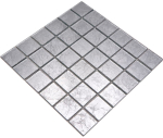 Carreaux de mosaique Mosaique de verre Argent carre Crystal Uni