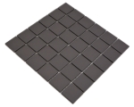 Mosaico ceramico marron sin esmaltar