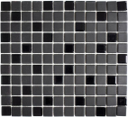 Mosaico de ceramica negro sin esmaltar mosaico de vidrio - 18-CUG70