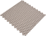 Mosaique Hexagon Enamel cream mat ECO GLAS Aspect hexagonal