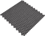 Mosaique Hexagon Enamel gris-brun mat ECO GLAS aspect hexagonal gris