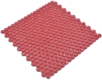 Mosaik Hexagon Enamel mix rot glänzend matt ECO Glas Hexagonoptik