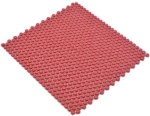 Mosaique ronde Enamel mix rouge brillant mat ECO Verre aspect rond