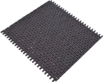 Mosaik Brick Enamel schwarz matt ECO GLAS Mauerverbandoptik