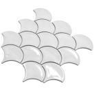 Mosaico azulejo azulejo Ice Crackle blanco azulejo de ceramica mirada blanca brillante