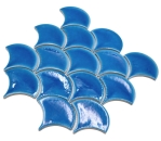 Mosaico tazas Ice Crackle azul oscuro taza de ceramica mirada azul oscuro brillante