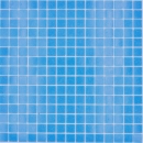 Mosaik Glas blau glaenzend - 10 Mosaikblaetter