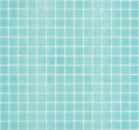 Mosaique carree verre uni vert brillant