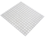 Mosaico Mosaico de piscina Mosaico de vidrio blanco