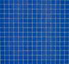 Mosaico de vidrio cuadrado uni azul oscuro papel aglomerado piscina mirada brillante