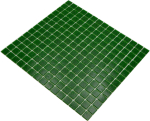Piastrella di mosaico Mosaico di piscina Mosaico di vetro Verde scuro Verde bottiglia
