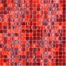 Glasmosaik Mosaikfliese Rot Dunkelrot Fliesenspiegel Wandverkleidung - 58-0009