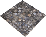 Jasba Mosaik Keramik Steinzeug illusion dark glänzend Mamoroptik Küche Bad Dusche JBMM22 - Kopie