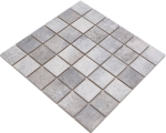 Jasba Ronda Mosaique Ceramique gris cerame ciment mat aspect ciment cuisine salle de bain douche JBR201 - Kopie