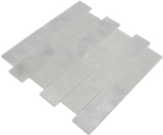 Tappetino in vetro mosaico Metro wall look composito grigio chiaro Backsplash 68-0139L - Kopie