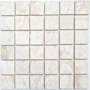 Mosaique de marbre THUMBNAIL blanc creme antique - 40-T48W