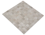 Mosaique Carre ECO mix beige patchwork verre retro mat