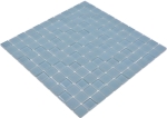 Mosaik Selbstklebend Quadrat Glasmosaik mix grau matt Transluzent