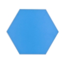 Selbstklebende Hexagon Vinyl Mosaikfliese blau