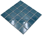 Mosaico ceramico azul esmeralda vetas verdes - Kopie