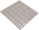 Barras de mosaico liso barro mate ceramica aglomerante cruzado look
