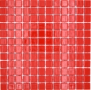 Mosaik Naturoptik ECO Glas rot glaenzend - 10 Mosaikblaetter