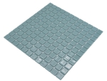Mosaique QUADRAT ECO LISOS GREENBLUE 25 PUR verre vertbleu brillant