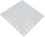 Mosaic square ECO Shell MYSTIC 38 PUR glass natural look mother-of-pearl glossy