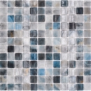 Schwimmbadmosaik Poolmosaik Glasmosaik grau anthrazit changierend Wand Boden Küche Bad Dusche - 220-P56256