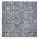 Mosaico de piscina Mosaico de vidrio Gris tortola Beige con tinte azul Suelo de pared Ducha de bano - 220-71384U
