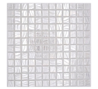 Mosaico piscina mosaico piscina mosaico blanco crema plata brillo metalico pared ducha ESPAnA - 220-78252U