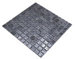 Mosaic tile pool mosaic swimming pool mosaic black graphite silver