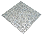 Mosaic tile, pool mosaic, swimming pool mosaic, light greenish, bluish, metallic