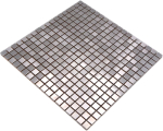 Mosaico de azulejos de acero inoxidable de plata cepillado azulejos backsplash pared de la cocina - 129-CE15D - Kopie