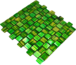 Mosaique de verre assemblage de mur jaune givre verre laiteux clair mat mur cuisine - 78-CF83 - Kopie