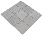 Mosaico cuadrado shabby chic gris ceramica shabby chic look gris mate